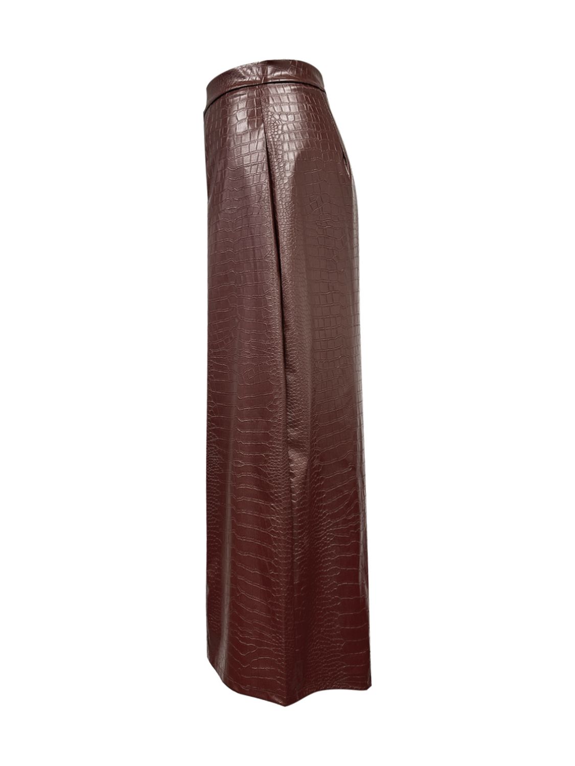 Michelle Vegan Leather High Waist Midi Skirt - 3 Colors - Poundton