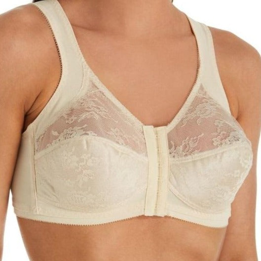 Front Closure Back Support Bandeau Bra in Blush | Cortland Intimates