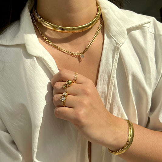 Sandra Coil Chain Necklace