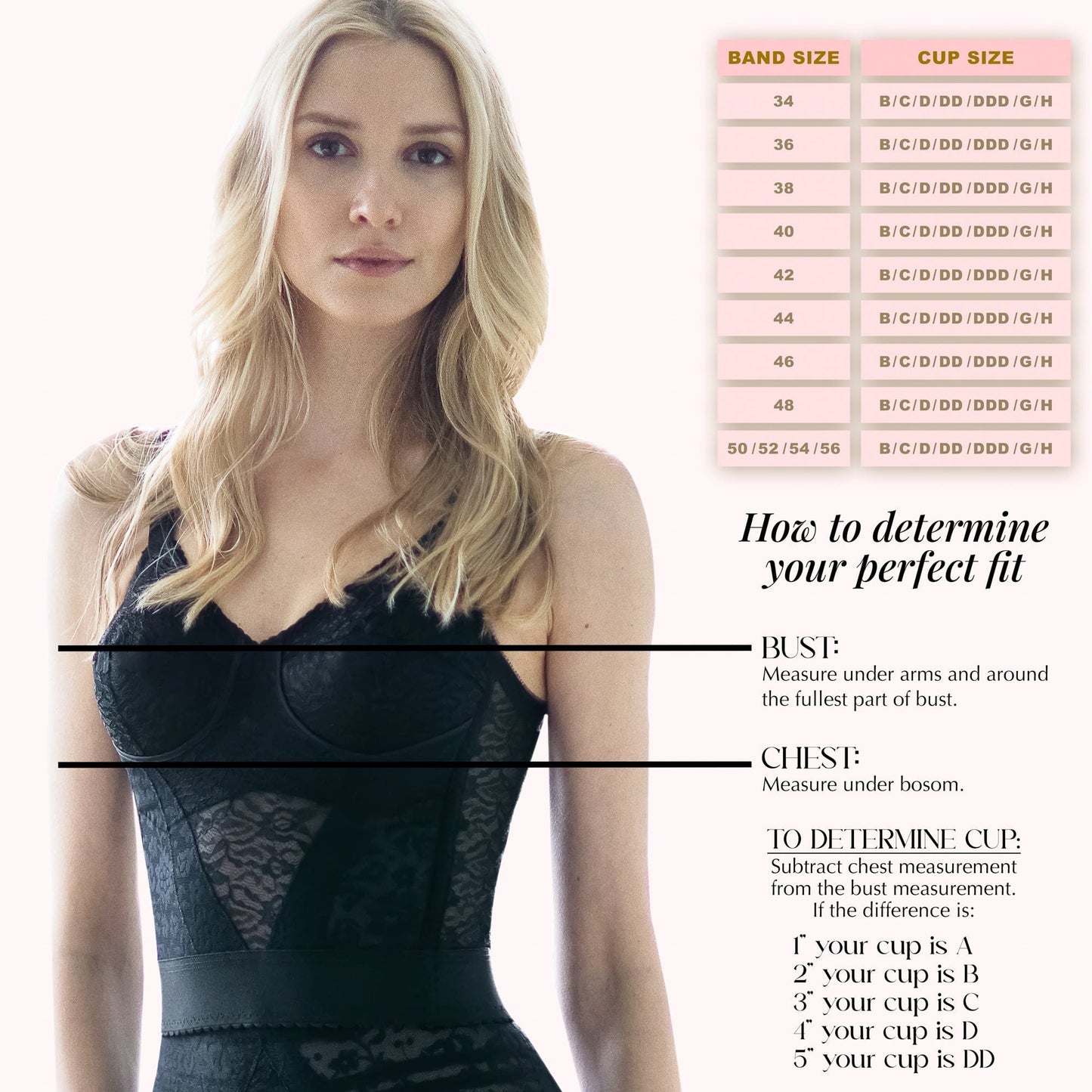 Longline Wireless Expandable Cup Bra | Rago