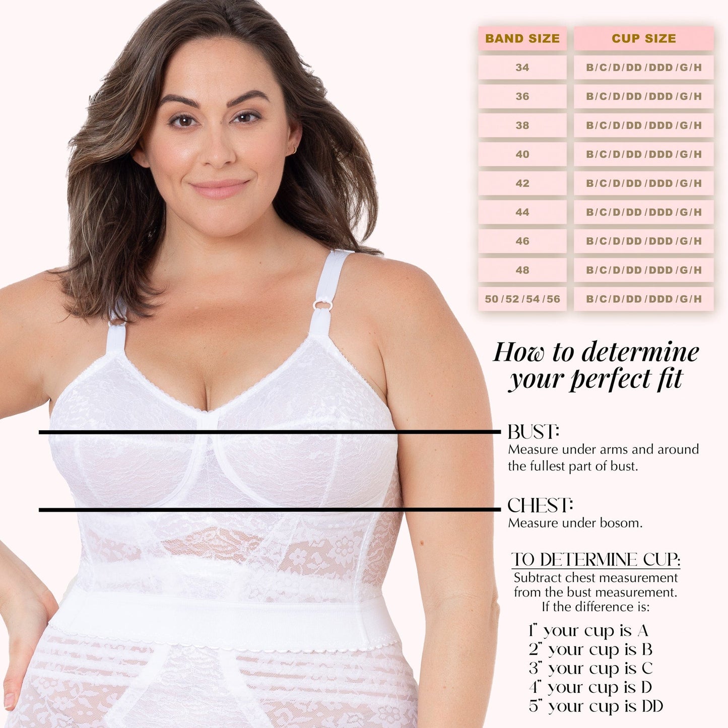 Longline Wireless Expandable Cup Bra | Rago