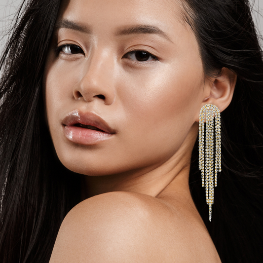Rebecca Tassel Chain Earring